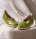 Olive Green Comfort Flats