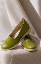 Olive Green Comfort Flats